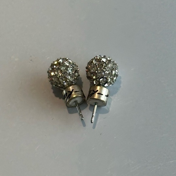 Kenneth Cole round ball pave earrings - Picture 3 of 3